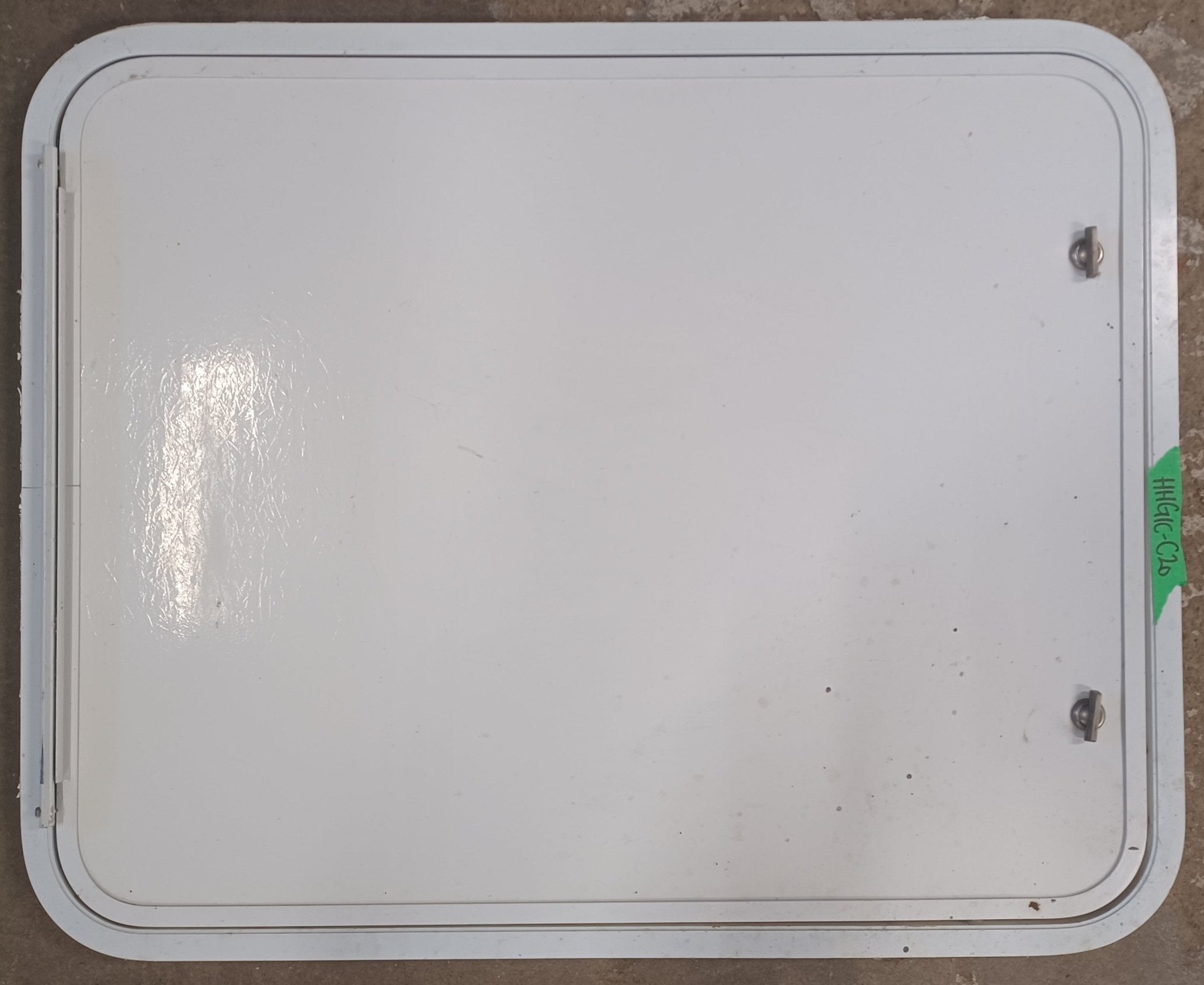 Used Radius Cornered Cargo Door 29 3/4" x 23 3/4" x 3/4"D - Young Farts RV Parts