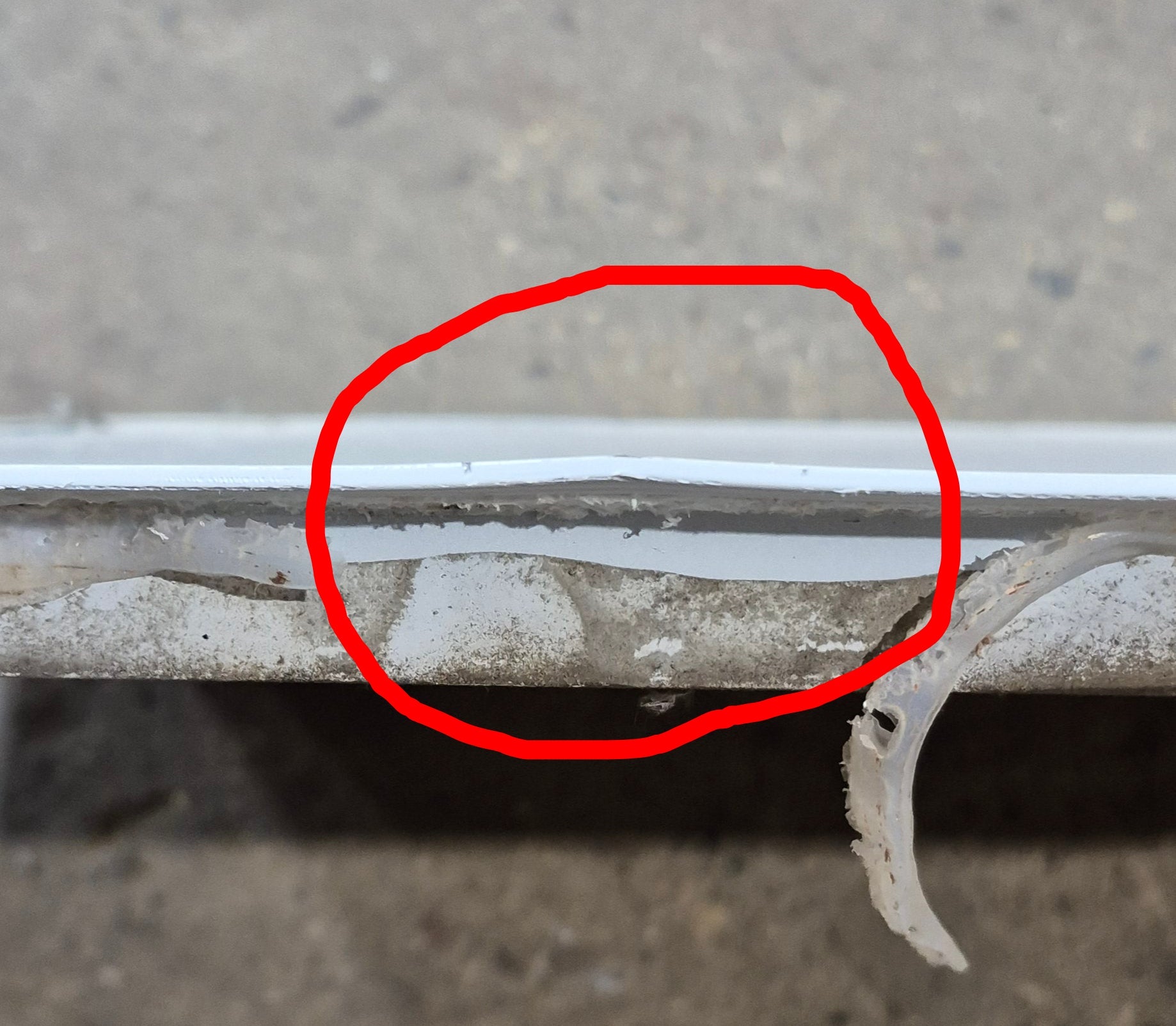 Used Radius Cornered Cargo Door 29 3/4" x 23 7/8" x 3/4" D - Young Farts RV Parts