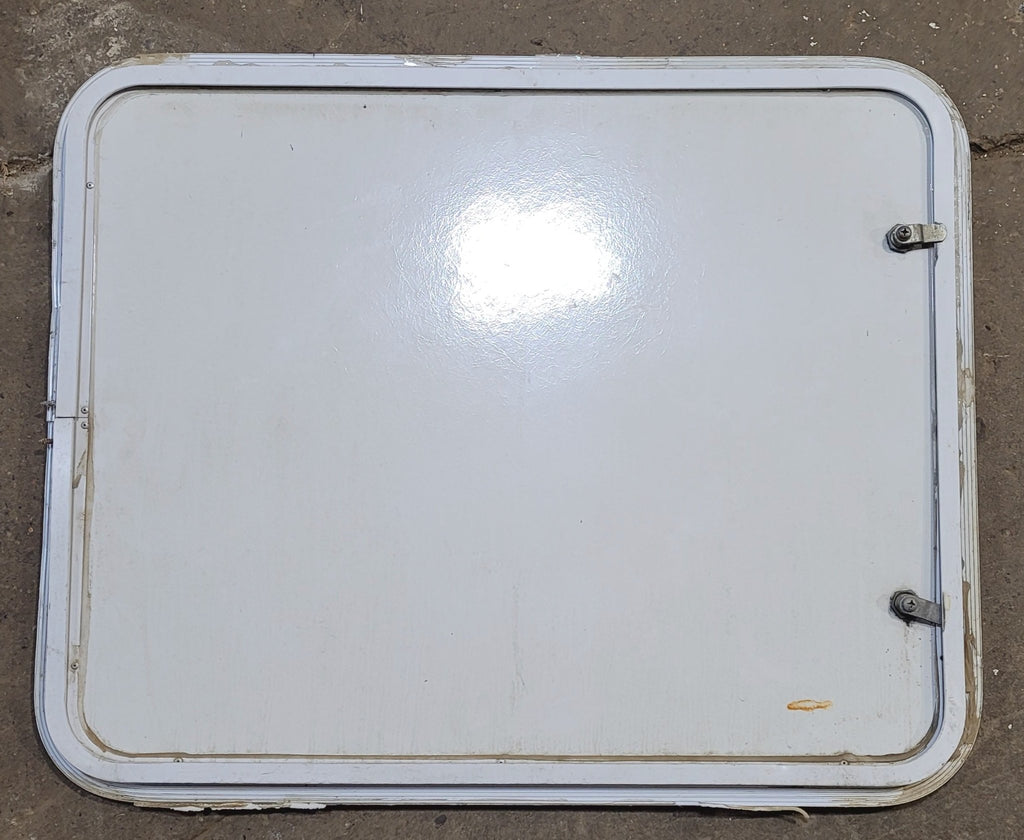 Used Radius Cornered Cargo Door 29 3/4" x 23 7/8" x 3/4"D - Young Farts RV Parts