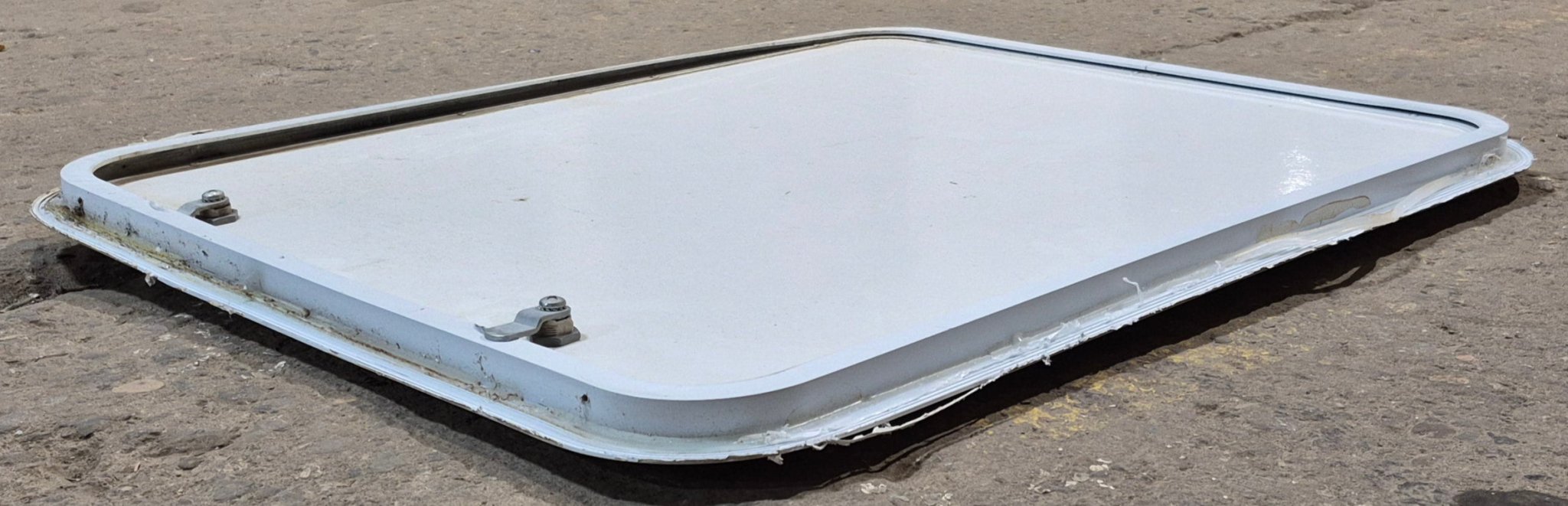 Used Radius Cornered Cargo Door 29 5/8" x 23 7/8" x 3/4" D - Young Farts RV Parts