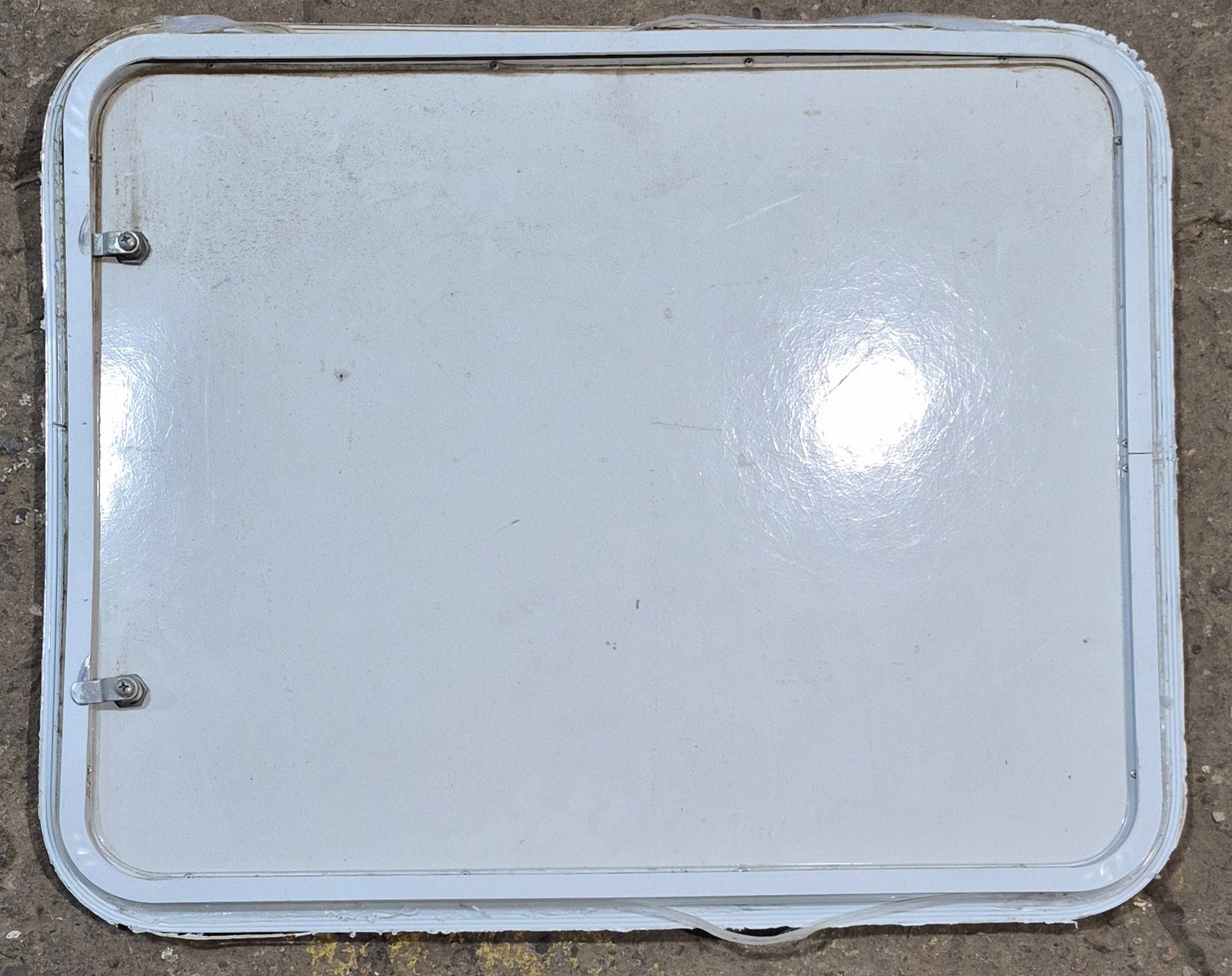 Used Radius Cornered Cargo Door 29 5/8" x 23 7/8" x 3/4" D - Young Farts RV Parts