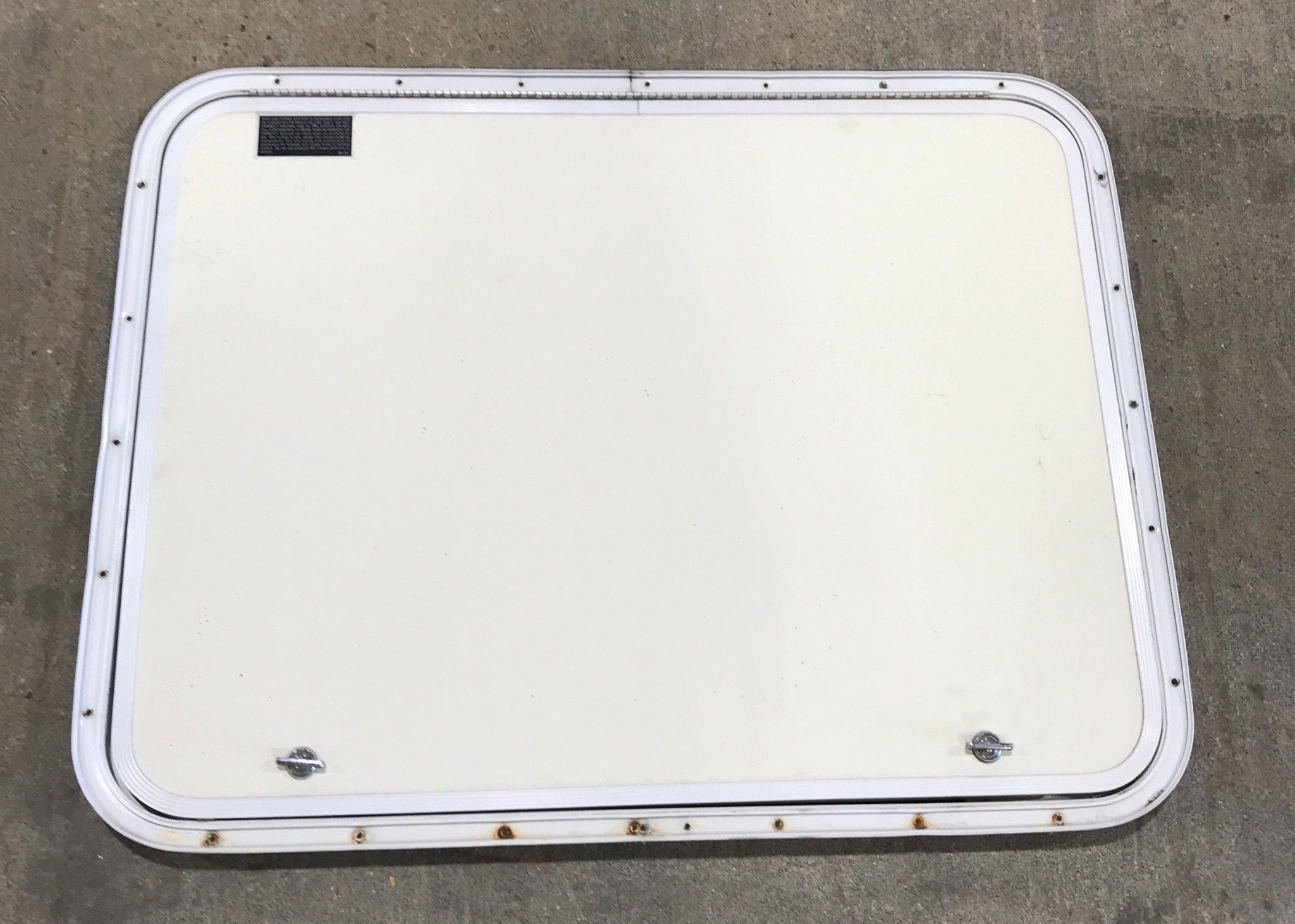 Used Radius Cornered Cargo Door 30 1/4" x 23" x 3/4" D - Young Farts RV Parts