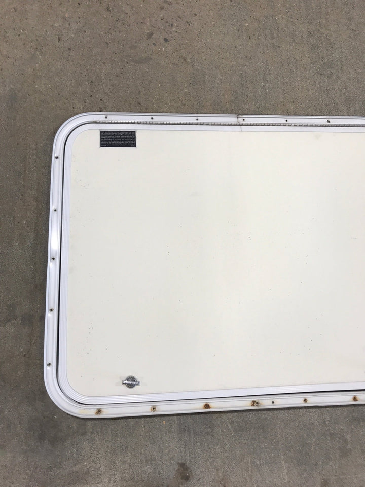 Used Radius Cornered Cargo Door 30 1/4" x 23" x 3/4" D - Young Farts RV Parts