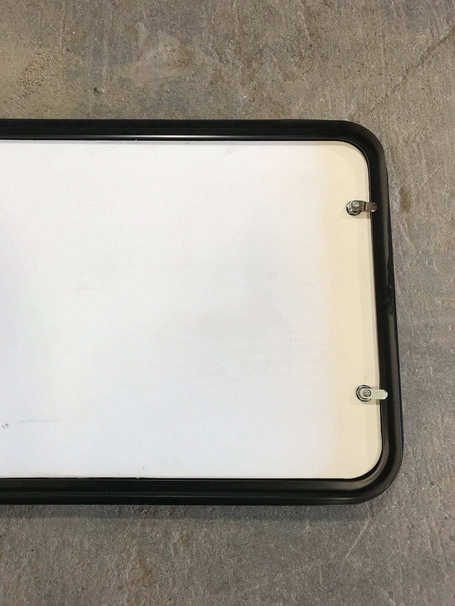 Used Radius Cornered Cargo Door 33 3/4" x 23 1/4" x 2"D - Young Farts RV Parts