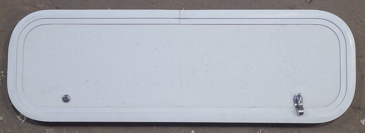 Used Radius Cornered Cargo Door 35 3/4" x 10 1/2" x 5/8" D - Young Farts RV Parts