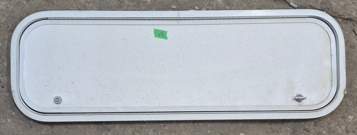 Used Radius Cornered Cargo Door 35 3/4" x 10 7/8" x 1/2" D - Young Farts RV Parts