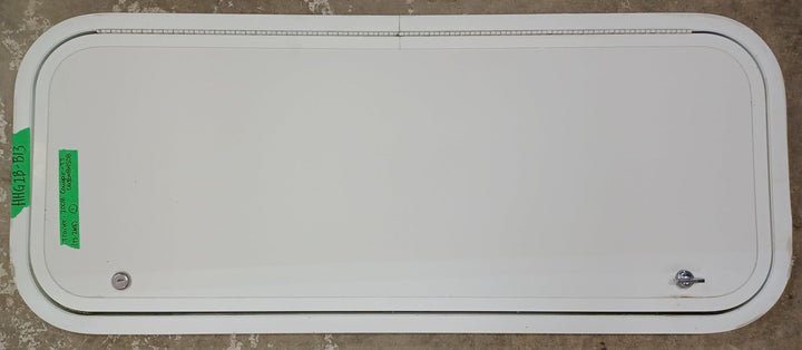 Used Radius Cornered Cargo Door 35 3/4" x 13 7/8" x 1"D - Young Farts RV Parts
