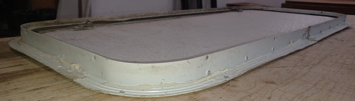 Used Radius Cornered Cargo Door 35 3/4" x 14 7/8" x 1"D - Young Farts RV Parts