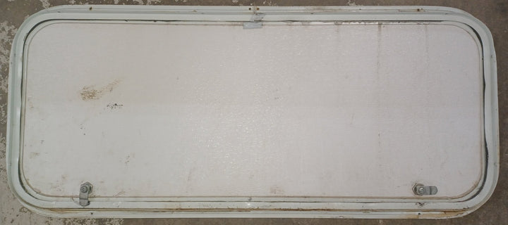Used Radius Cornered Cargo Door 35 3/4" x 14 7/8" x 1"D - Young Farts RV Parts