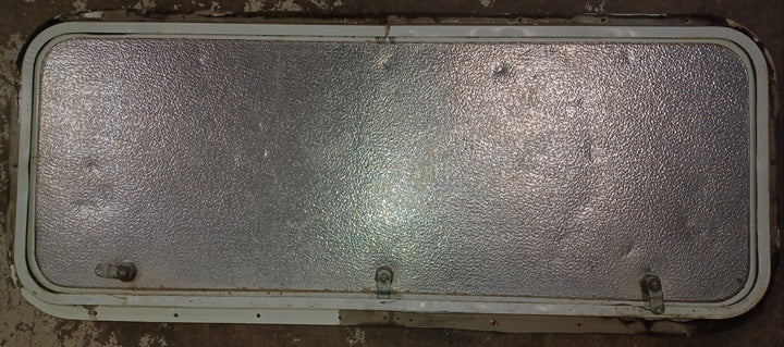Used Radius Cornered Cargo Door 35 7/8" x 13 7/8" x 5/8"D - Young Farts RV Parts