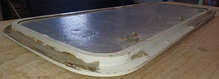Used Radius Cornered Cargo Door 35 7/8" x 13 7/8" x 5/8"D - Young Farts RV Parts