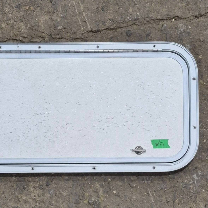 Used Radius Cornered Cargo Door - 35.875 X 11.875 X 0.625 - Young Farts RV Parts