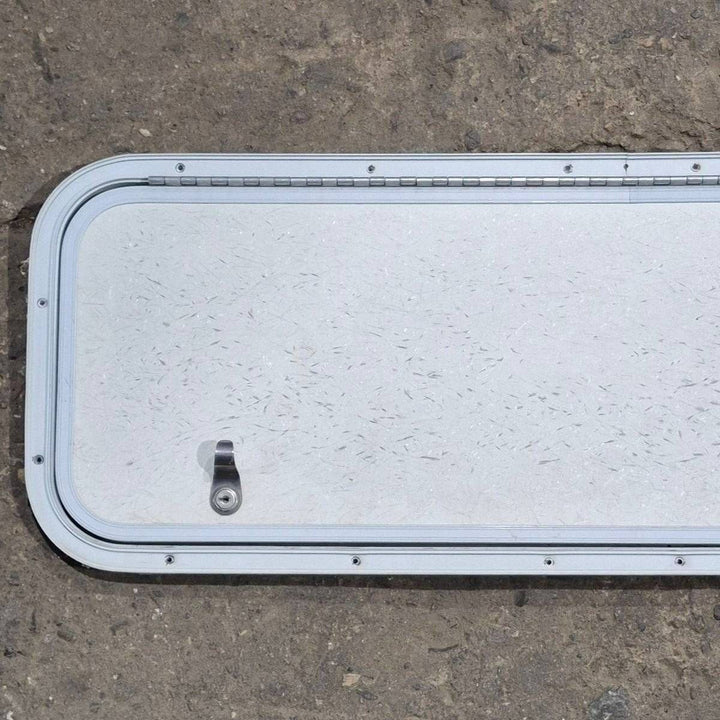 Used Radius Cornered Cargo Door - 35.875 X 11.875 X 0.625 - Young Farts RV Parts