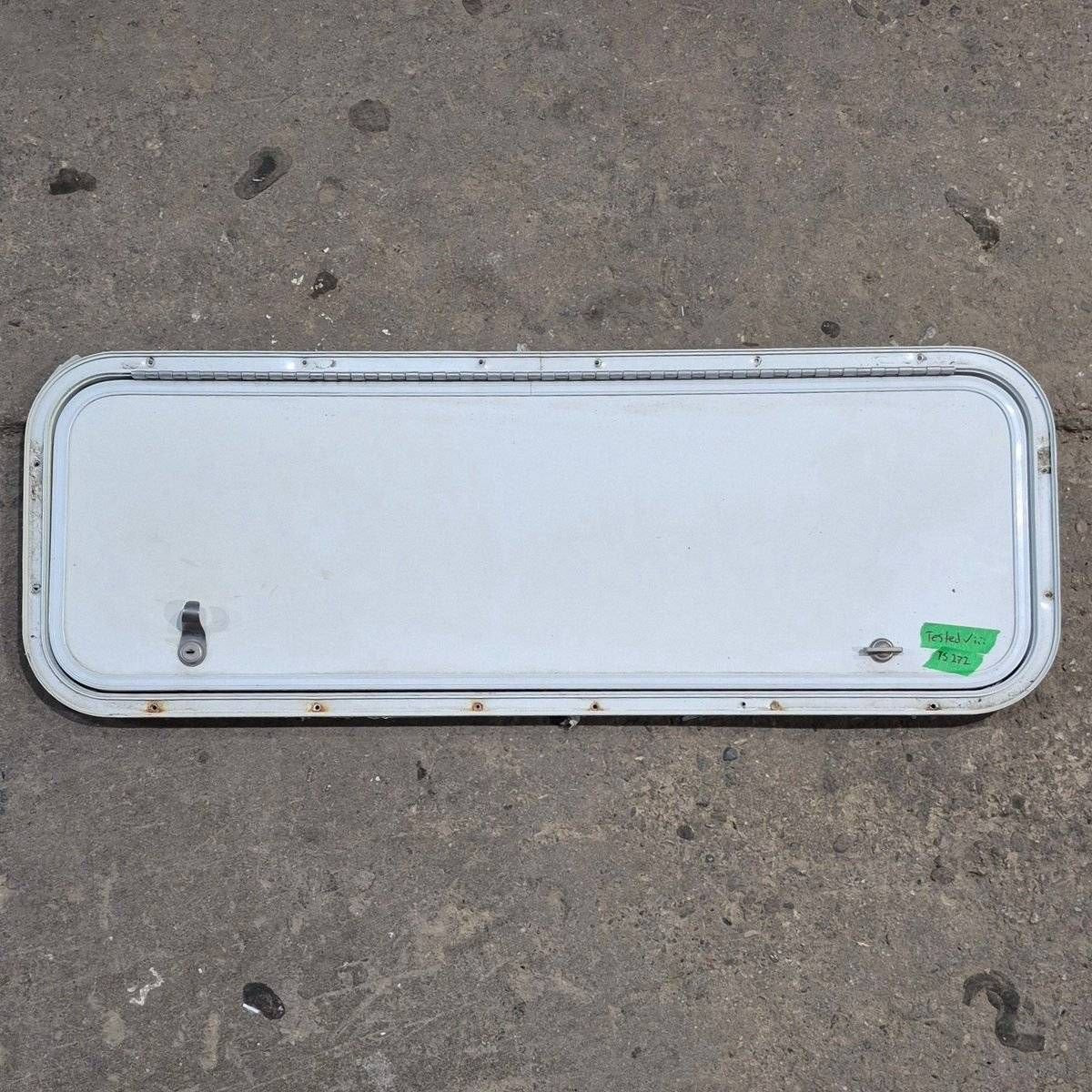 Used Radius Cornered Cargo Door - 35.875 X 11.875 X 0.625 - Young Farts RV Parts