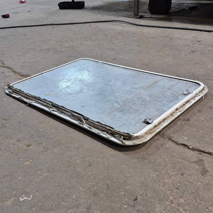 Used Radius Cornered Cargo Door - 35.875 X 23.875 X 0.625 - Young Farts RV Parts