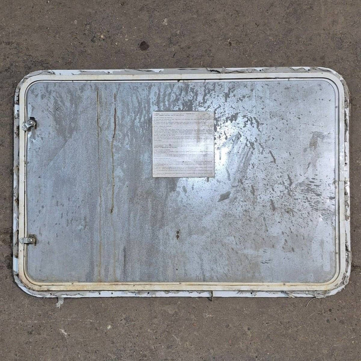 Used Radius Cornered Cargo Door - 35.875 X 23.875 X 0.625 - Young Farts RV Parts