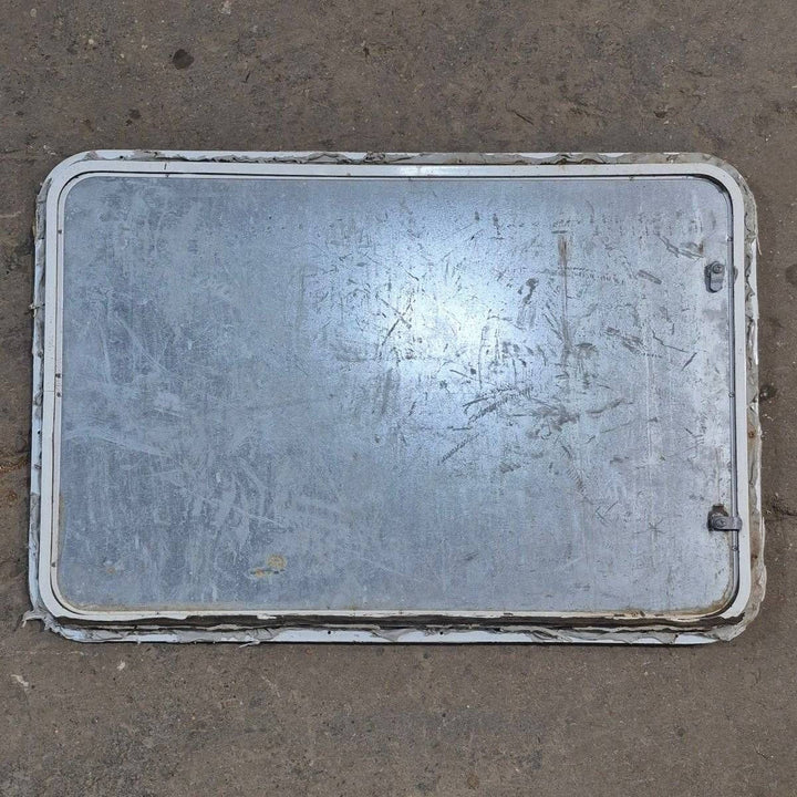Used Radius Cornered Cargo Door - 35.875 X 23.875 X 0.625 - Young Farts RV Parts