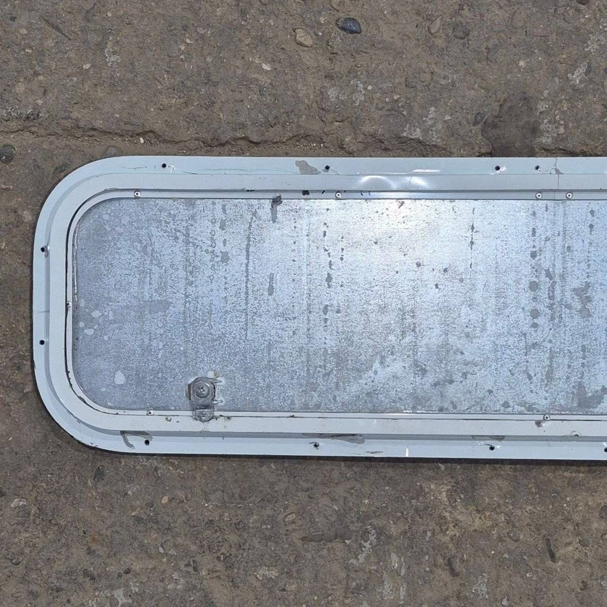 Used Radius Cornered Cargo Door - 35.875 X 9.125 X 0.625 - Young Farts RV Parts