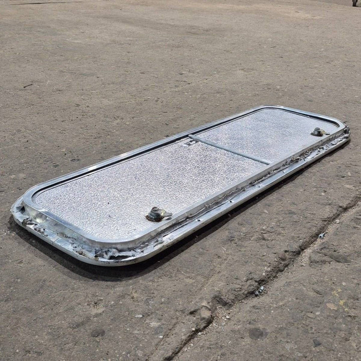 Used Radius Cornered Cargo Door - 36" X 10 7/8" X 3/4" - Young Farts RV Parts
