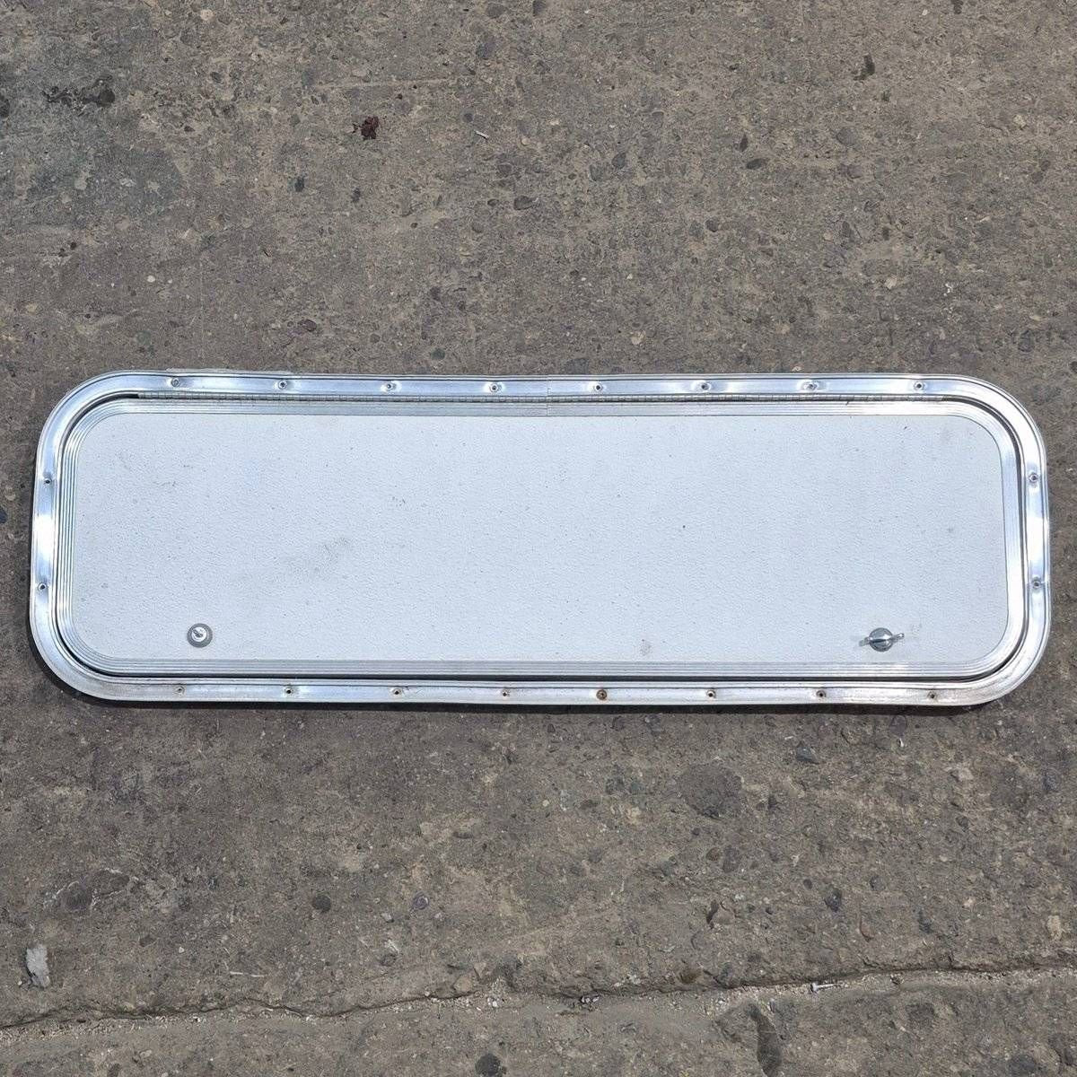 Used Radius Cornered Cargo Door - 36" X 10 7/8" X 3/4" - Young Farts RV Parts