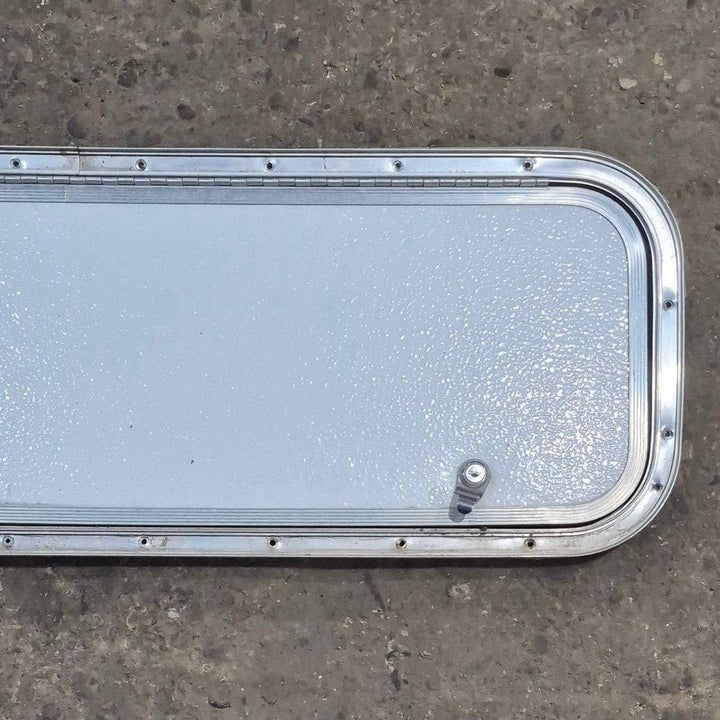 Used Radius Cornered Cargo Door - 36" X 10 7/8" X 3/4" - Young Farts RV Parts