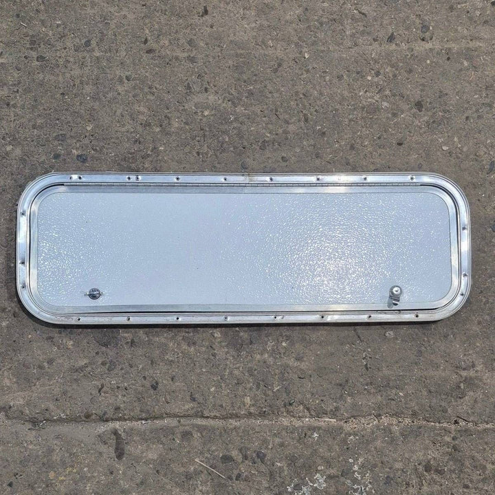 Used Radius Cornered Cargo Door - 36" X 10 7/8" X 3/4" - Young Farts RV Parts