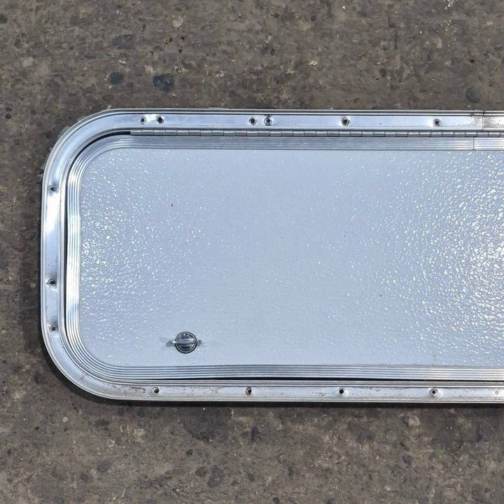 Used Radius Cornered Cargo Door - 36" X 10 7/8" X 3/4" - Young Farts RV Parts