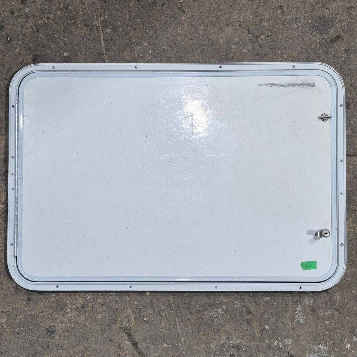 Used Radius Cornered Cargo Door - 36 X 23.375 X 0.625 - Young Farts RV Parts