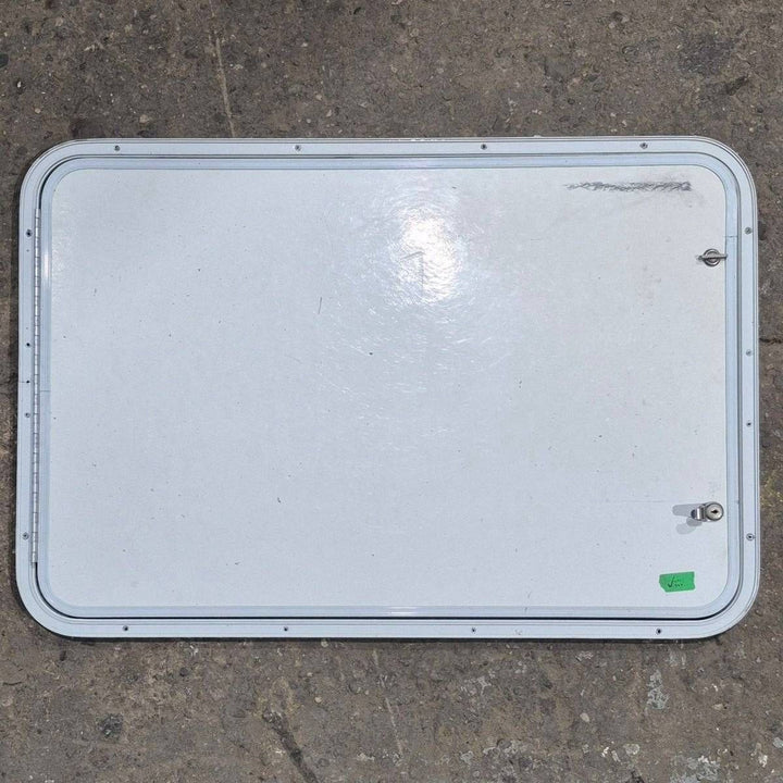 Used Radius Cornered Cargo Door - 36 X 23.375 X 0.625 - Young Farts RV Parts