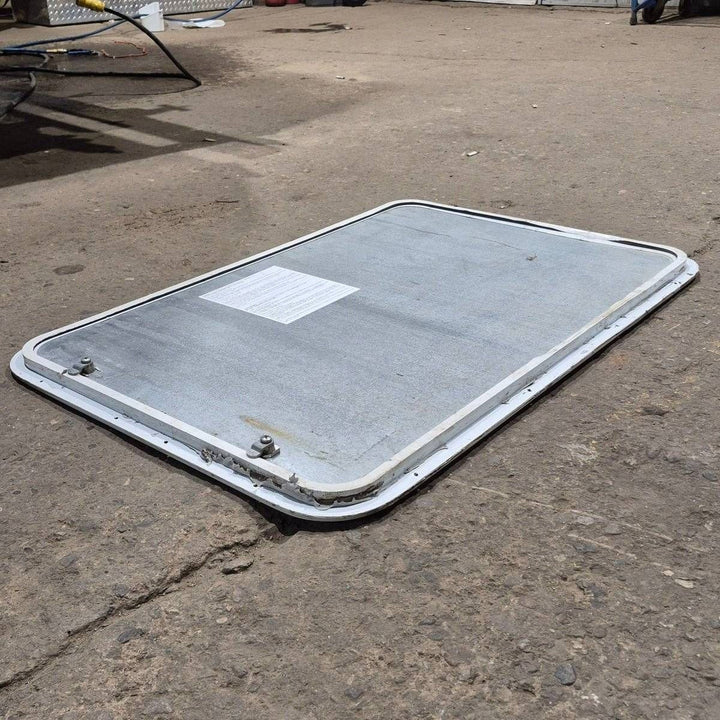 Used Radius Cornered Cargo Door - 36 X 23.375 X 0.625 - Young Farts RV Parts