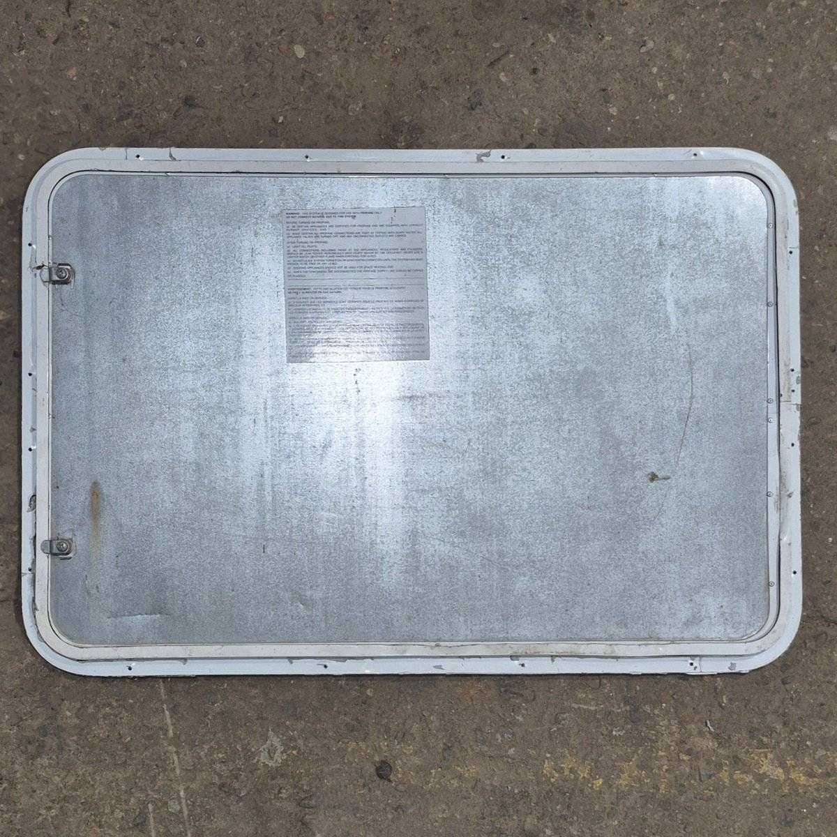 Used Radius Cornered Cargo Door - 36 X 23.375 X 0.625 - Young Farts RV Parts