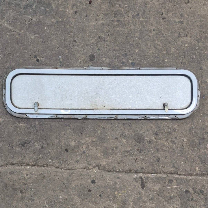 Used Radius Cornered Cargo Door - 37 7/8" X 8 7/8" X 1/2" - Young Farts RV Parts