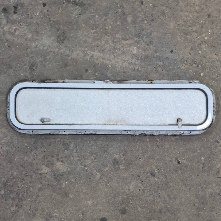 Used Radius Cornered Cargo Door - 37 7/8" X 8 7/8" X 1/2" - Young Farts RV Parts