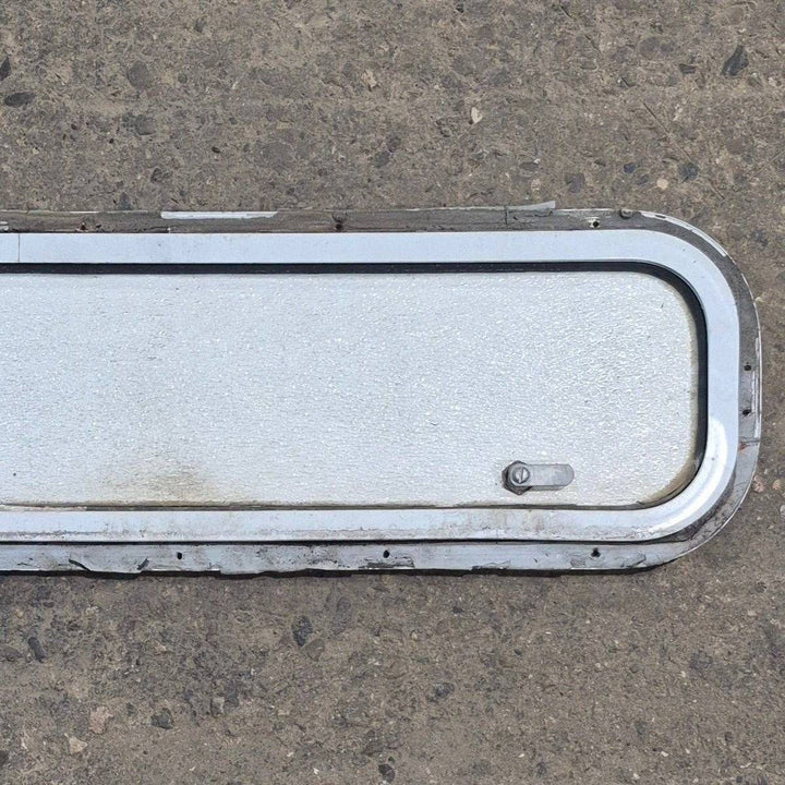 Used Radius Cornered Cargo Door - 37 7/8" X 8 7/8" X 1/2" - Young Farts RV Parts