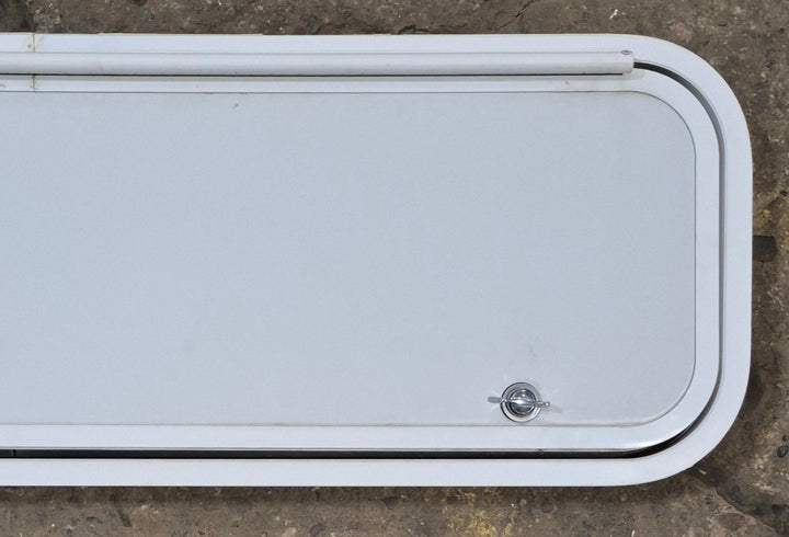 Used Radius Cornered Cargo Door 39 3/4" x 11 1/4" x 2"D - Young Farts RV Parts