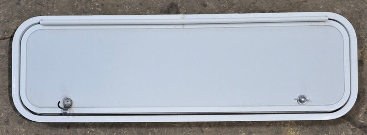Used Radius Cornered Cargo Door 39 3/4" x 11 1/4" x 2"D - Young Farts RV Parts