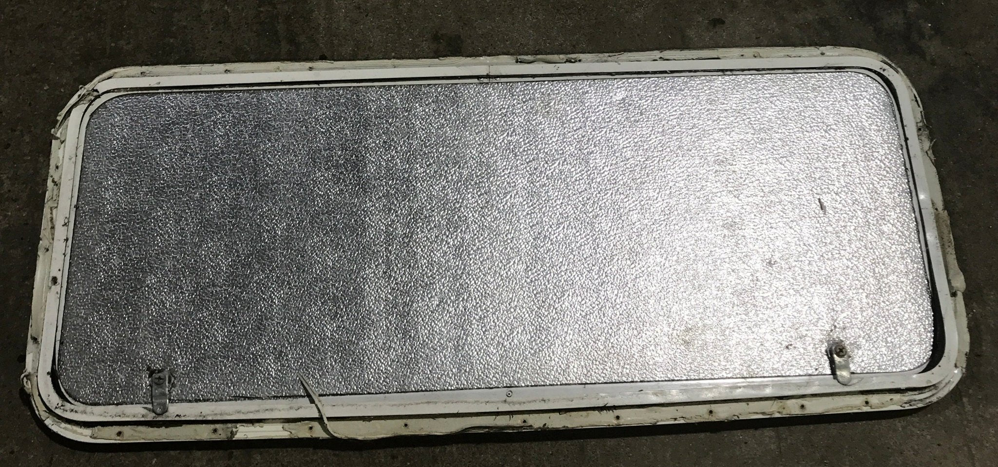 Used Radius Cornered Cargo Door 39 3/4" x 15 3/4" x 3/4"D - Young Farts RV Parts