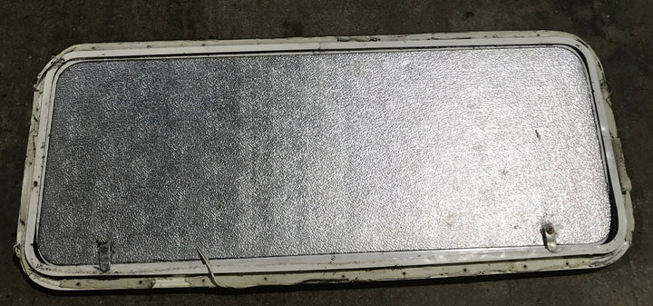 Used Radius Cornered Cargo Door 39 3/4" x 15 3/4" x 3/4"D - Young Farts RV Parts