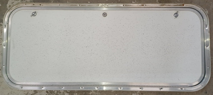 Used Radius Cornered Cargo Door 39 3/4" x 15 3/4" x 5/8"D - Young Farts RV Parts