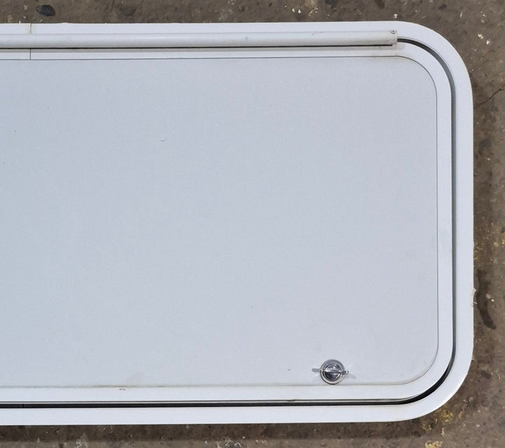 Used Radius Cornered Cargo Door 39 3/4" x 17 1/4" x 2"D - Young Farts RV Parts