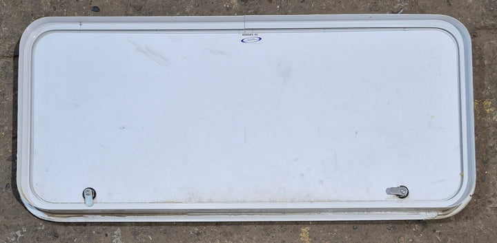 Used Radius Cornered Cargo Door 39 3/4" x 17 1/4" x 2"D - Young Farts RV Parts