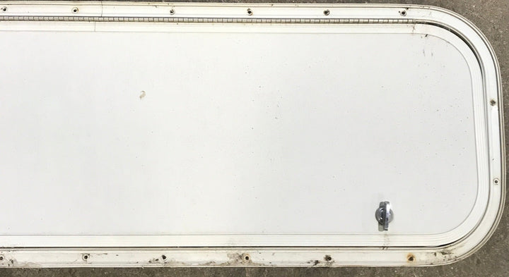 Used Radius Cornered Cargo Door 39 5/8" x 11 1/4" x 1/2" D - Young Farts RV Parts