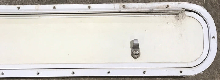 Used Radius Cornered Cargo Door 39" x 6 3/4" x 1 7/8"D - Young Farts RV Parts