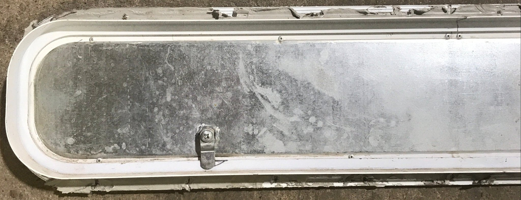 Used Radius Cornered Cargo Door 39" x 6 3/4" x 1 7/8"D - Young Farts RV Parts