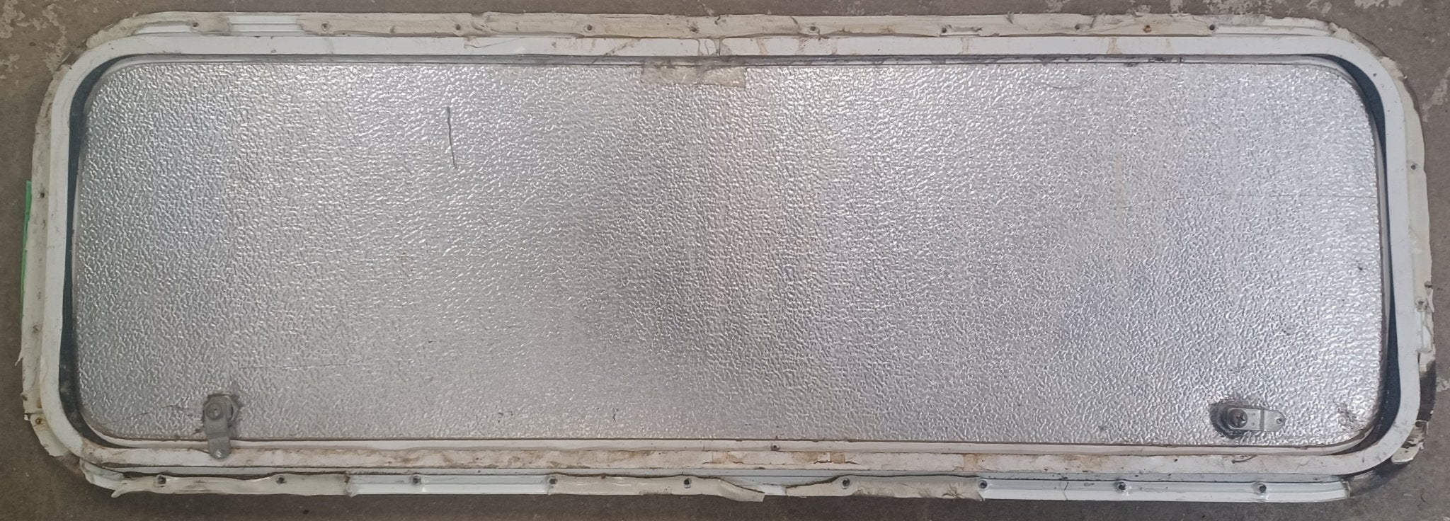 Used Radius Cornered Cargo Door 40" x 12 7/8" x 5/8" D - Young Farts RV Parts