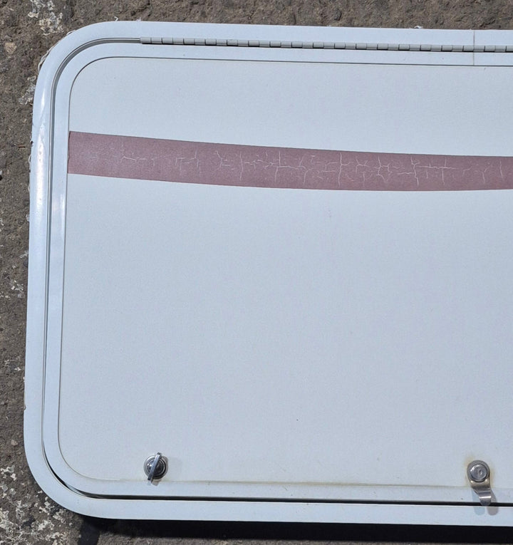 Used Radius Cornered Cargo Door 40" x 21 1/2" x 1 7/8" D - Young Farts RV Parts