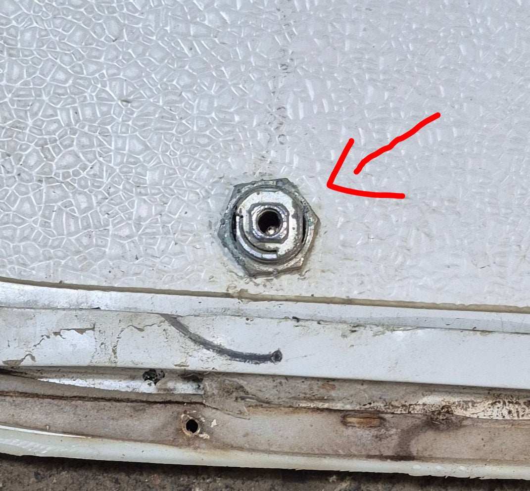 Used Radius Cornered Cargo Door 41 3/4