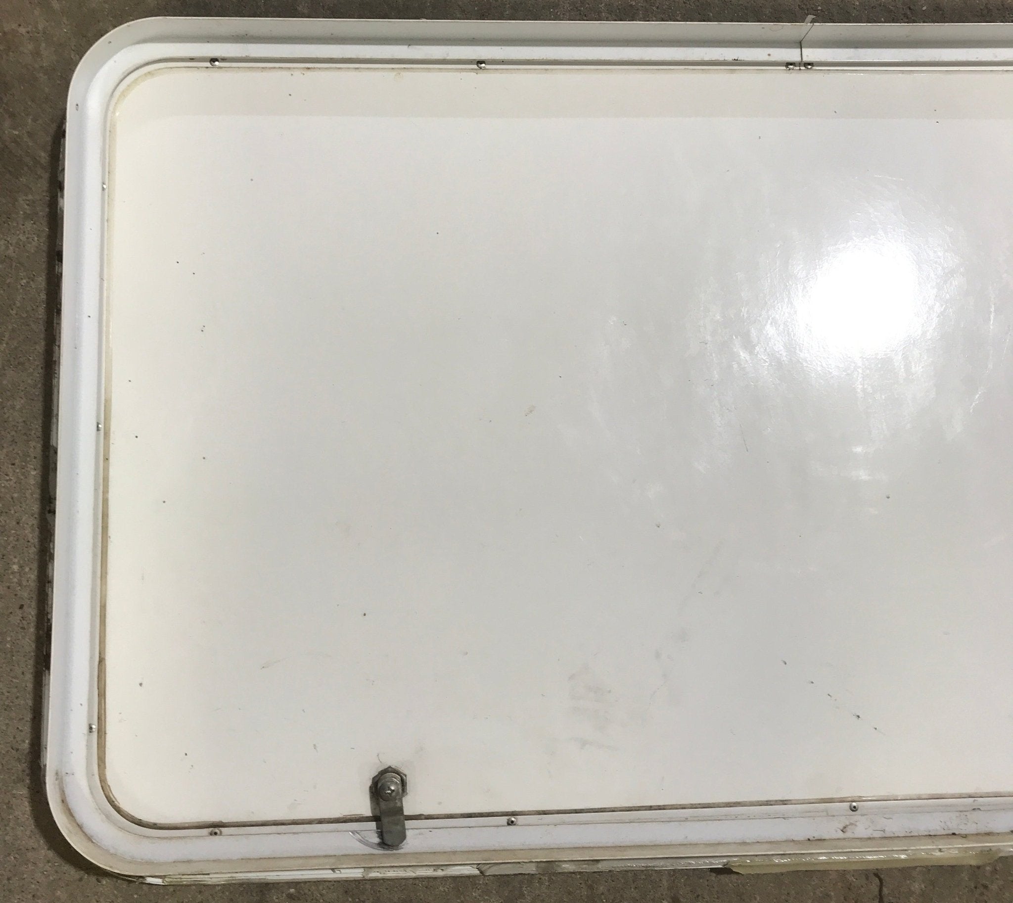 Used Radius Cornered Cargo Door 41 3/4" x 22 3/4" x 1 7/8" D - Young Farts RV Parts