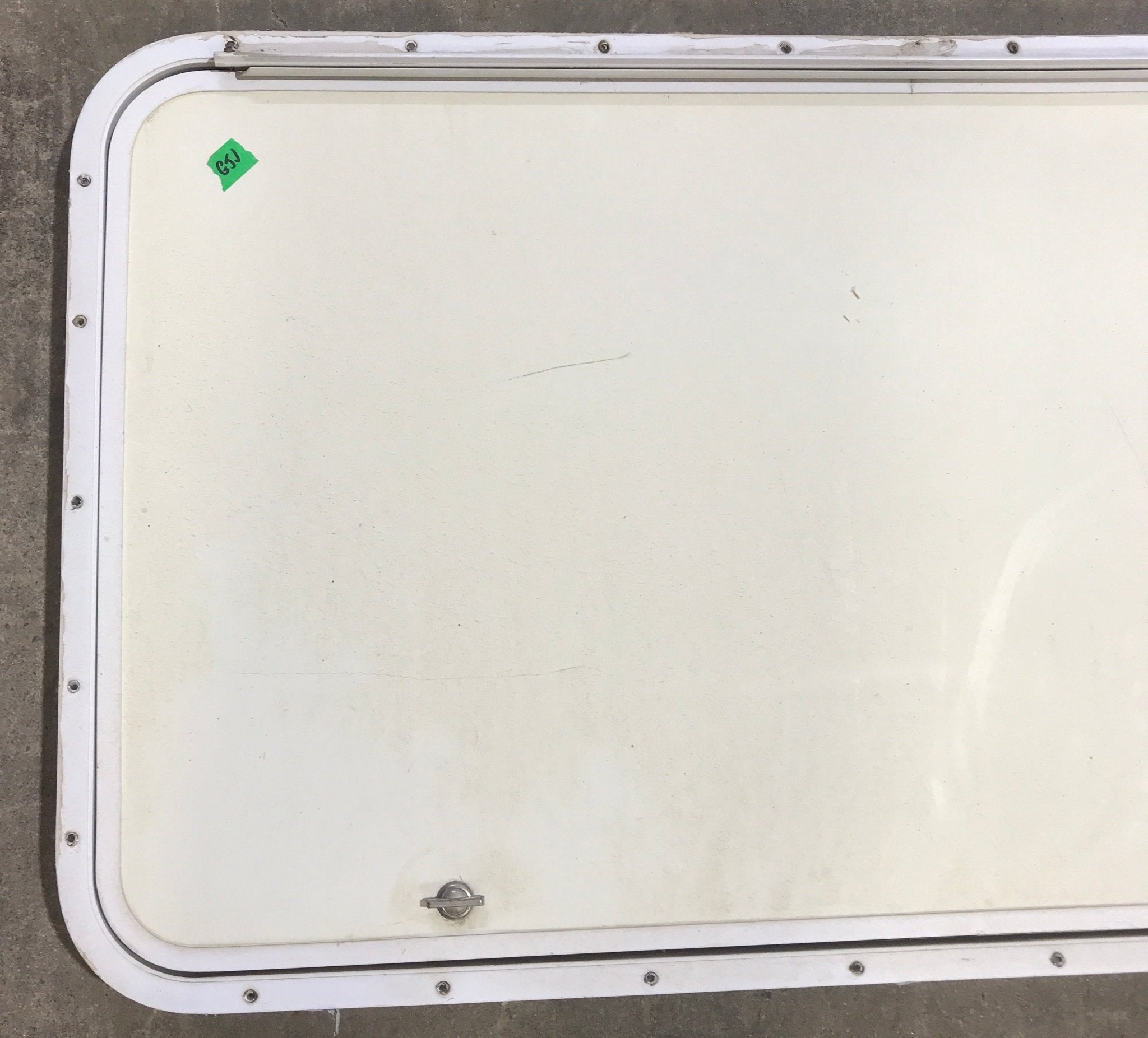 Used Radius Cornered Cargo Door 41 3/4" x 22 3/4" x 1 7/8" D - Young Farts RV Parts