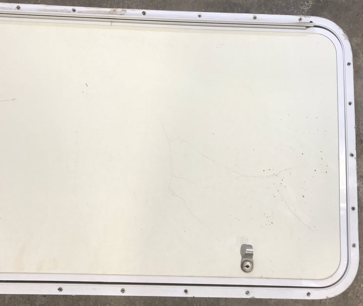 Used Radius Cornered Cargo Door 41 3/4" x 22 3/4" x 1 7/8" D - Young Farts RV Parts